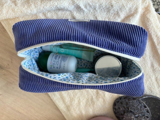 Trousse de toilette Eugénie - Douceur de Mauve/ Violette