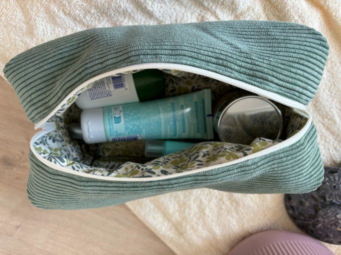 Trousse de toilette Eugénie - Douceur de Sauge/ Jardin du Palais